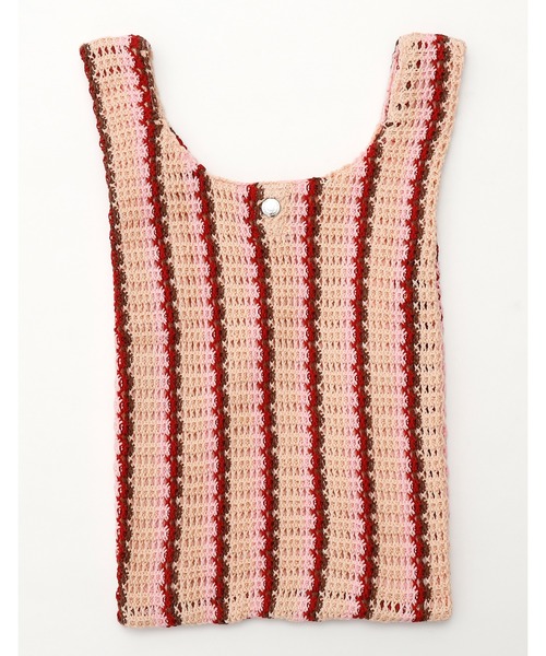 Little sunny bite(リトルサニーバイト)の「Knitting bag(ハンドバッグ・レディース・ベージュ/ブルー/ピンク・FREE)」の14枚目の写真