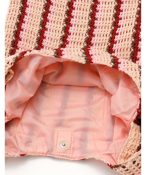 Little sunny bite(リトルサニーバイト)の「Knitting bag(ハンドバッグ・レディース・ベージュ/ブルー/ピンク・FREE)」の17枚目の写真