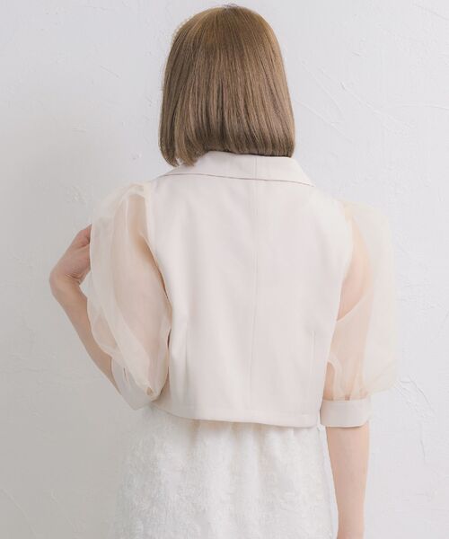 ems excite（エムズエキサイト）の「袖シアーショートJK（その他