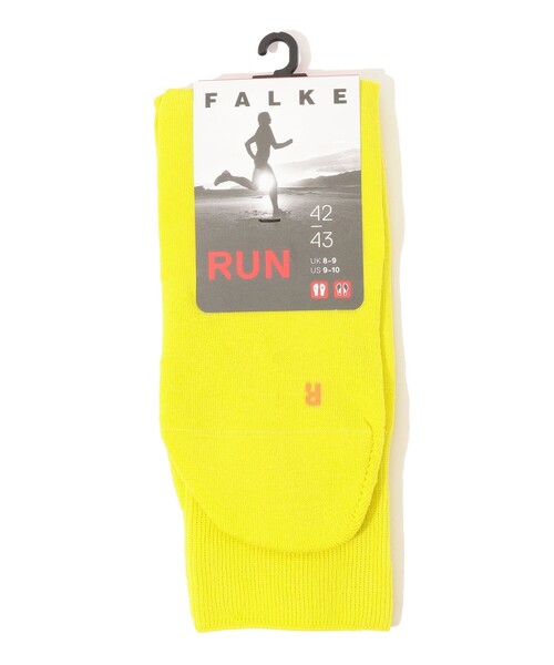 FALKE（ファルケ）の「FALKE RUN Socks コットンナイロン ソックス（ソックス/靴下・メンズ・ホワイト/チャコールグレー/ブラック/イエロー/オレンジ・FREE）」の4枚目の写真