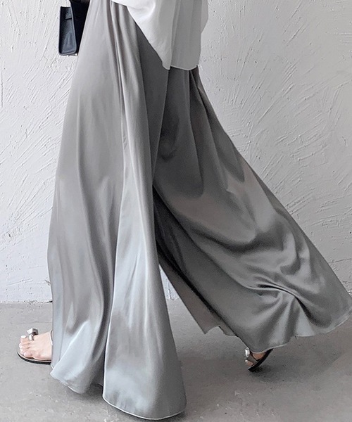 LUGG NAGG（ラグナグ）の「ガウチョフレアーパンツ（その他パンツ・レディース・ピンクベージュ/グレー/ブラック/ホワイト・L/M/XL）」の16枚目の写真