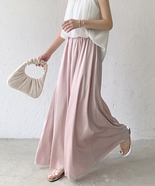 LUGG NAGG（ラグナグ）の「ガウチョフレアーパンツ（その他パンツ・レディース・ピンクベージュ/グレー/ブラック/ホワイト・L/M/XL）」の15枚目の写真