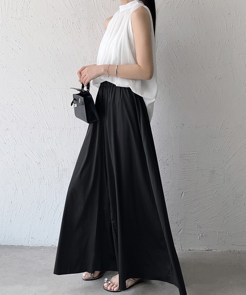LUGG NAGG（ラグナグ）の「ガウチョフレアーパンツ（その他パンツ・レディース・ピンクベージュ/グレー/ブラック/ホワイト・L/M/XL）」の11枚目の写真