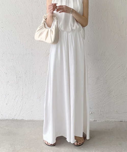 LUGG NAGG（ラグナグ）の「ガウチョフレアーパンツ（その他パンツ・レディース・ピンクベージュ/グレー/ブラック/ホワイト・L/M/XL）」の7枚目の写真