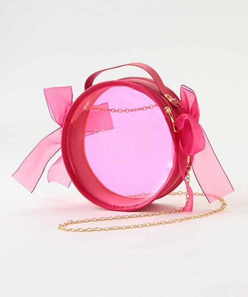 by LOVEiT(バイラビット)の「サークルクリアショルダーバッグ(バックパック/リュック・キッズ・ピンク/ブラック/ホワイト・FREE)」の1枚目の写真