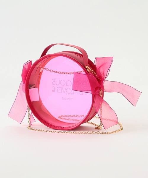 by LOVEiT(バイラビット)の「サークルクリアショルダーバッグ(バックパック/リュック・キッズ・ピンク/ブラック/ホワイト・FREE)」の4枚目の写真