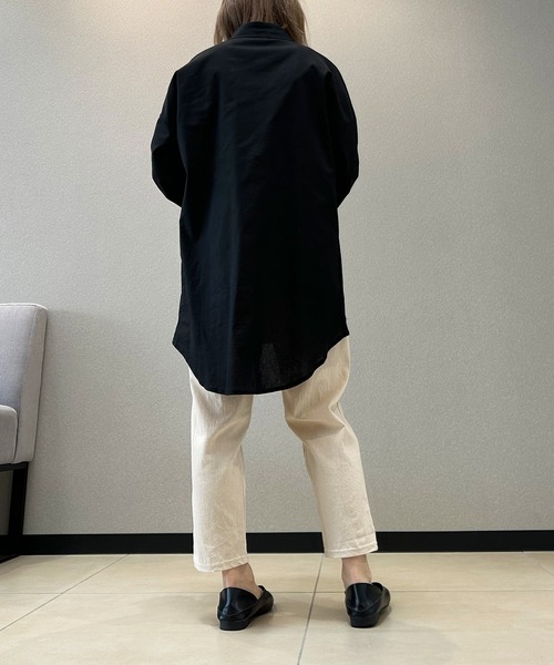 aimoha（アイモハ）の「9分丈　コットンリネン風スラックス（スラックス・レディース・イエロー/ブラック/グレー/ベージュ・X-LARGE/SMALL/LARGE/MEDIUM）」の19枚目の写真