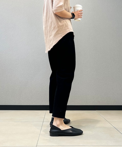 aimoha（アイモハ）の「9分丈　コットンリネン風スラックス（スラックス・レディース・イエロー/ブラック/グレー/ベージュ・X-LARGE/SMALL/LARGE/MEDIUM）」の20枚目の写真