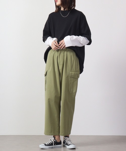 FUNALIVE(ファンアライブ)の「ピケ カーゴパンツ(カーゴパンツ・メンズ・カーキ/グレイッシュベージュ・M/L/S)」の21枚目の写真