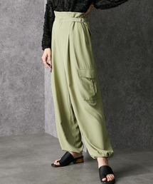 Soiunique（スワユニーク）の「落ち感素材スタイルアップワイドカーゴパンツ ［Soiunique］（カーゴパンツ）」