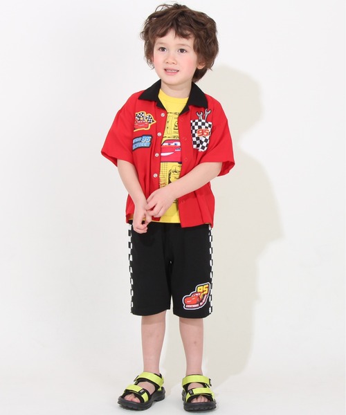 Disney(ディズニー)の「ディズニー バックロゴハーフパンツ 8238K(その他パンツ・キッズ・ブラック・100cm/110cm/130cm/120cm/90cm)」の2枚目の写真