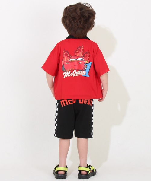 Disney(ディズニー)の「ディズニー バックロゴハーフパンツ 8238K(その他パンツ・キッズ・ブラック・100cm/110cm/130cm/120cm/90cm)」の3枚目の写真