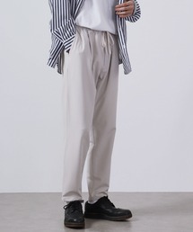 ROOT THREE（ルートスリー）の「ROOT THREE ストレッチ 吸汗速乾 ウエストシャーリング タック ペグトップ パンツ（その他パンツ）」