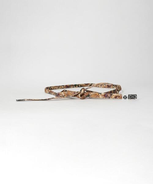 Hombre Nino(オンブレニーニョ)の「<Hombre Nino> BELT/ベルト(ベルト・メンズ・ブラック/ベージュ・FREE)」の2枚目の写真