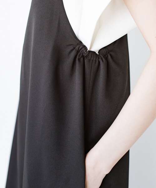 haco!（ハコ）の「前後で着られて着まわし力パワーアップ！華奢見えシルエットのキャミワンピース（ワンピース・レディース・カーキブラウン/ブラック・SMALL/MEDIUM/LARGE/X-LARGE）」の10枚目の写真