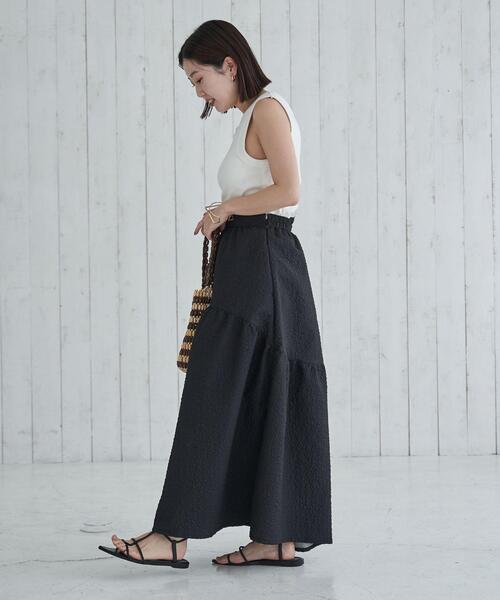 coen(コーエン)の「カップ付きリブタンクトップ(タンクトップ・レディース・ホワイト/ブラウン/ブラック・M/L)」の4枚目の写真