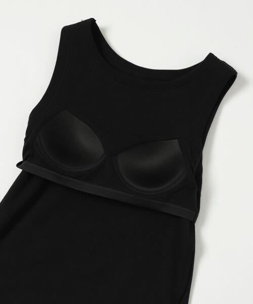 coen(コーエン)の「カップ付きリブタンクトップ(タンクトップ・レディース・ホワイト/ブラウン/ブラック・M/L)」の6枚目の写真