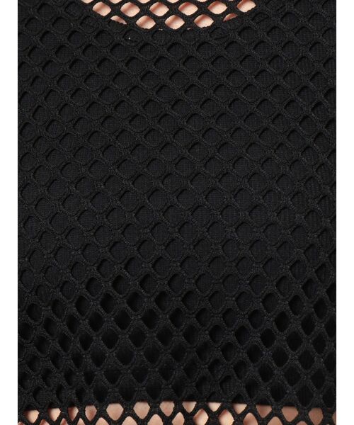 EVRIS（エヴリス）の「メッシュショートトップス（Tシャツ/カットソー・レディース・ブラック/オレンジ/ホワイト/グリーン・FREE）」の5枚目の写真