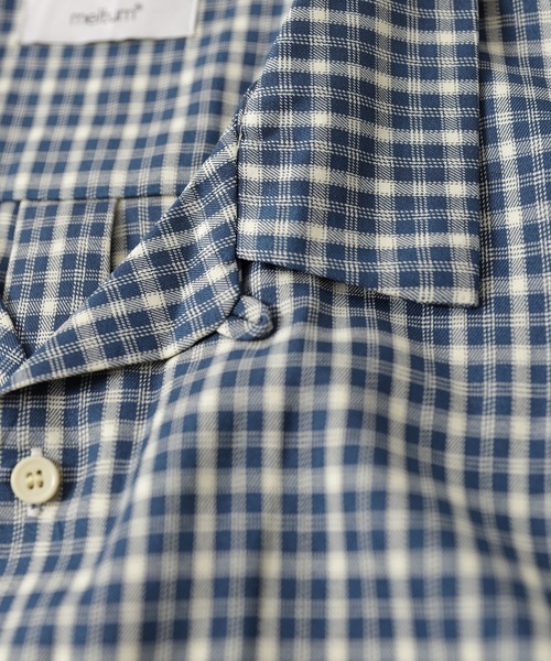 meltum(メルタム)の「【meltum/メルタム】FISHING OPEN COLLAR SHIRTS S/S - フィッシングオープンカラーシャツ S/S(シャツ/ブラウス・メンズ・ブルー/グリーン・FREE)」の3枚目の写真