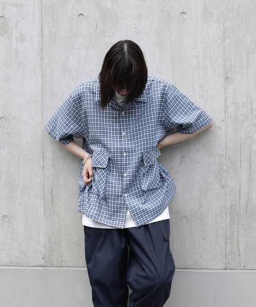 meltum(メルタム)の「【meltum/メルタム】FISHING OPEN COLLAR SHIRTS S/S - フィッシングオープンカラーシャツ S/S(シャツ/ブラウス・メンズ・ブルー/グリーン・FREE)」の16枚目の写真
