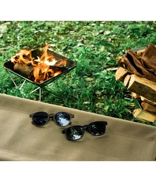 Snow Peak(スノーピーク)の「JINS × Snow Peak Rubber Sunglasses Matte (Boston)(サングラス・メンズ・カーキ/ブラウン・ONE)」の19枚目の写真