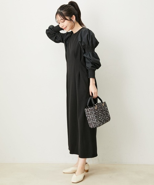 VIS（ビス）の「【2WAY】ツイード＆フェイクレザースクエアショルダーバッグ（ショルダーバッグ・レディース・ブラック/その他/ピンク・FREE）」の13枚目の写真