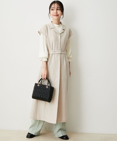 VIS（ビス）の「【2WAY】ツイード＆フェイクレザースクエアショルダーバッグ（ショルダーバッグ・レディース・ブラック/その他/ピンク・FREE）」の14枚目の写真