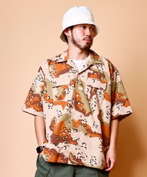 BURLAP OUTFITTER（バーラップアウトフィッター）の「S/S CAMP SHIRT PRINTED RS SALE/ ショートスリーブ キャンプ シャツ プリント リサイズ セール（シャツ/ブラウス）」