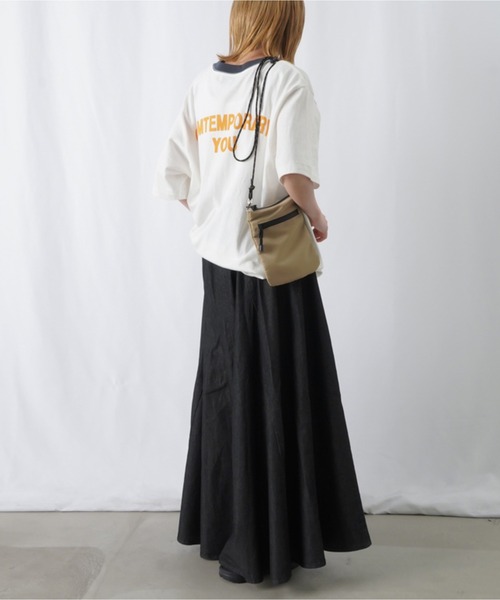 LUCA/LADY LUCK LUCA(ルカ/レディラックルカ)の「LC/LLL デニムマーメイドスカート / デニムフレアスカート(デニムスカート・レディース・インディゴブルー/ブラック・FREE)」の7枚目の写真