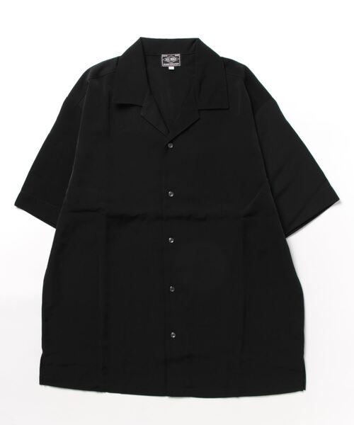 BIG MIKE(ビッグマイク)の「BIG MIKE ビックマイク/ airy open collar ss shirt 半袖オープンカラーシャツ 102325530(シャツ/ブラウス・メンズ・ブルー系その他/ブラック/サンドベージュ・X-LARGE/MEDIUM/LARGE/XX-LARGE)」の5枚目の写真