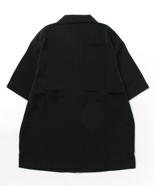 BIG MIKE(ビッグマイク)の「BIG MIKE ビックマイク/ airy open collar ss shirt 半袖オープンカラーシャツ 102325530(シャツ/ブラウス・メンズ・ブルー系その他/ブラック/サンドベージュ・X-LARGE/MEDIUM/LARGE/XX-LARGE)」の6枚目の写真