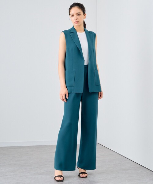 アナイリネンライクビエラショートジレ アナイ リネンライクビエラ