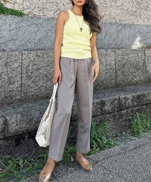 esutoreja（エストレジャ）の「アメリカンスリーブタンクトップ（タンクトップ・レディース・イエロー/ブラック/ホワイト・FREE）」の4枚目の写真