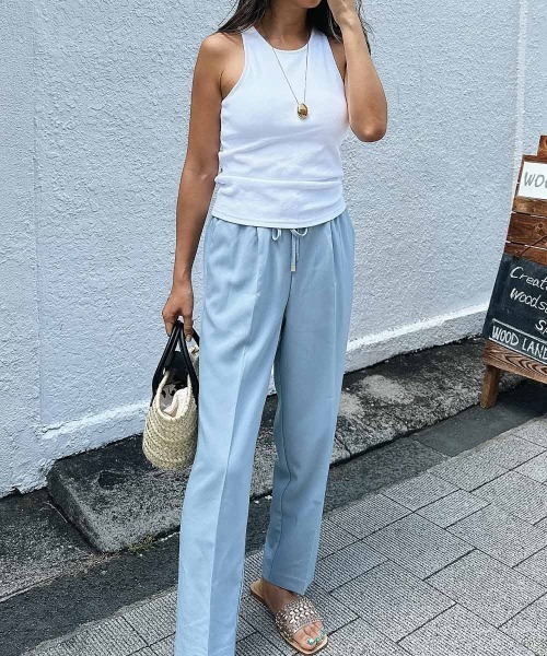 esutoreja（エストレジャ）の「アメリカンスリーブタンクトップ（タンクトップ・レディース・イエロー/ブラック/ホワイト・FREE）」の6枚目の写真