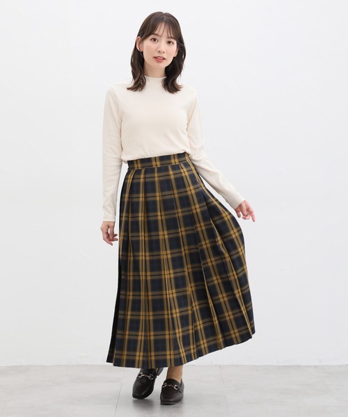 Honeys（ハニーズ）の「オーガニックハイネックＴシャツ（Tシャツ/カットソー・レディース・ピンク/モカ/ブラック/ブルー系その他/アイボリー/レッド/グリーン・L/LL/S/M/3L）」の8枚目の写真