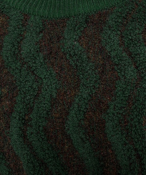 LOWRYS FARM（ローリーズファーム）の「ナミナミショートプルオーバーLS　975080（ニット/セーター・レディース・ネイビー/グリーン/アイボリー・FREE）」の21枚目の写真