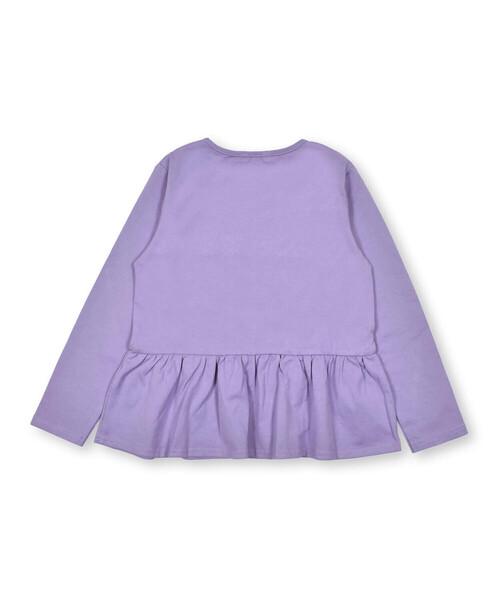 BeBe（ベベ）の「ロゴパッチ刺繍Tシャツ(80~150cm)（Tシャツ/カットソー・キッズ・パープル/ネイビー・100cm/120cm/110cm/90cm/130cm/150cm/140cm）」の15枚目の写真