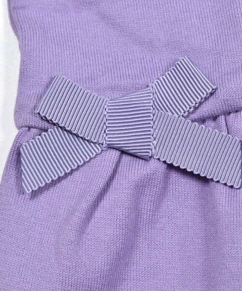 BeBe（ベベ）の「ロゴパッチ刺繍Tシャツ(80~150cm)（Tシャツ/カットソー・キッズ・パープル/ネイビー・100cm/120cm/110cm/90cm/130cm/150cm/140cm）」の19枚目の写真