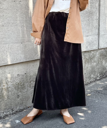 abahouse mavie | ベロア＆プリントマーメイドスカート(スカート)