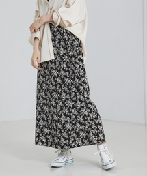 abahouse mavie | ベロア＆プリントマーメイドスカート(スカート)