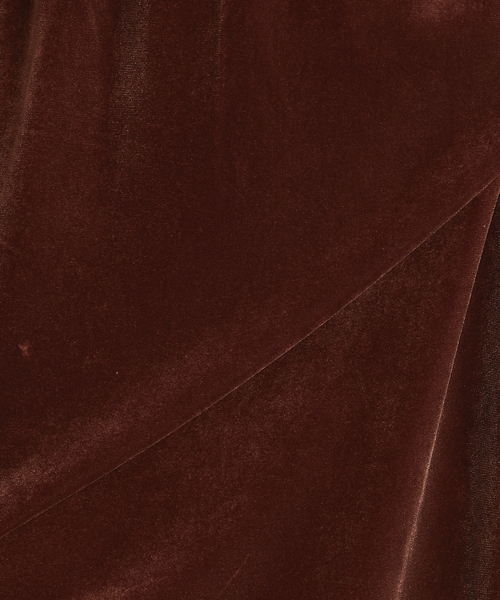 abahouse mavie(アバハウスマヴィ)の「ベロア&プリントマーメイドスカート(スカート・レディース・ダークオレンジ/チャコールグレー/ブラック/ブラウン・フリー)」の7枚目の写真