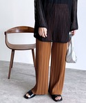 reca(レカ)の【シリーズ累計販売178,150枚突破！】迷わず着れる！大人のセミワイドプリーツパンツ