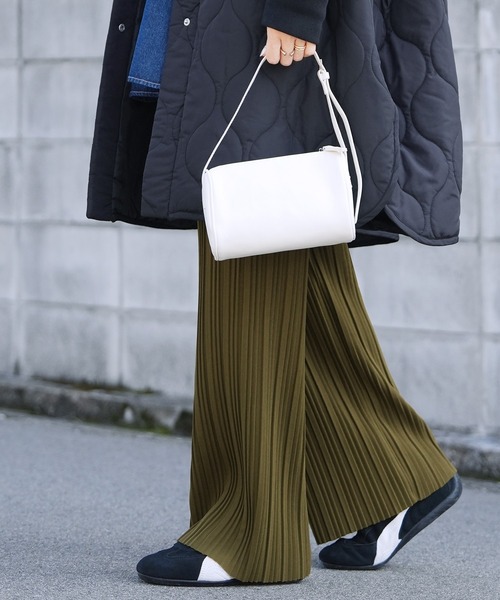 セール】迷わず着れる！大人のセミワイドプリーツパンツ（その他パンツ