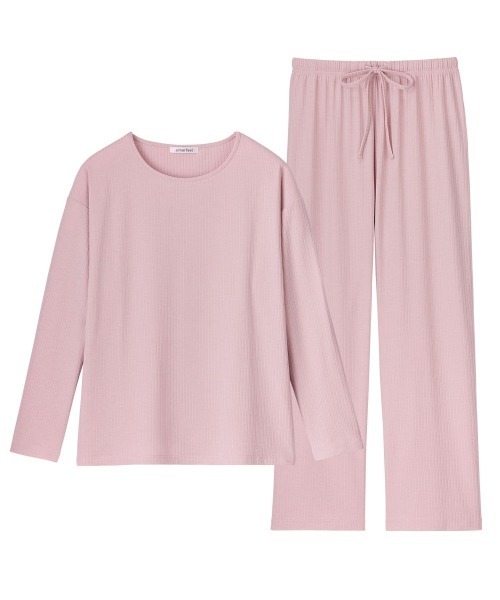 温活】【遠赤保温でじんわりあったか】着るだけ快眠 長袖 上下セット