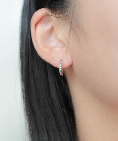 ebine(エビネ)の「金属アレルギー対応 Birthstone Hoop Pierce /サージカルステンレス(ピアス(両耳用)・レディース・その他3/その他7/その他2/その他4/その他12/その他11/その他10/その他5/その他9/その他8/その他6/その他1・FREE)」の4枚目の写真