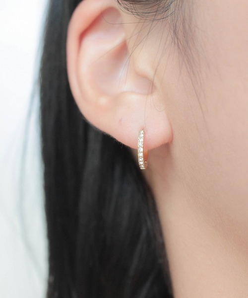 ebine(エビネ)の「金属アレルギー対応 Birthstone Hoop Pierce /サージカルステンレス(ピアス(両耳用)・レディース・その他3/その他7/その他2/その他4/その他12/その他11/その他10/その他5/その他9/その他8/その他6/その他1・FREE)」の5枚目の写真