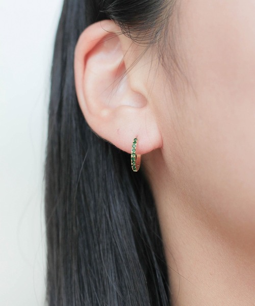 ebine(エビネ)の「金属アレルギー対応 Birthstone Hoop Pierce /サージカルステンレス(ピアス(両耳用)・レディース・その他3/その他7/その他2/その他4/その他12/その他11/その他10/その他5/その他9/その他8/その他6/その他1・FREE)」の6枚目の写真