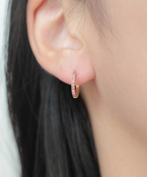 ebine(エビネ)の「金属アレルギー対応 Birthstone Hoop Pierce /サージカルステンレス(ピアス(両耳用)・レディース・その他3/その他7/その他2/その他4/その他12/その他11/その他10/その他5/その他9/その他8/その他6/その他1・FREE)」の7枚目の写真