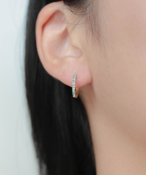 ebine(エビネ)の「金属アレルギー対応 Birthstone Hoop Pierce /サージカルステンレス(ピアス(両耳用)・レディース・その他3/その他7/その他2/その他4/その他12/その他11/その他10/その他5/その他9/その他8/その他6/その他1・FREE)」の12枚目の写真