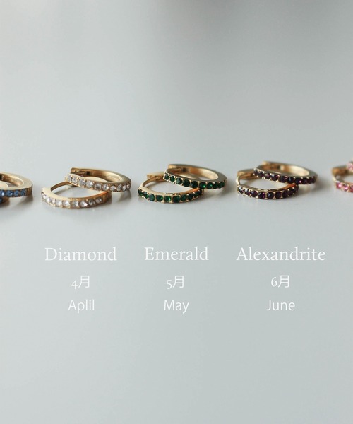 ebine(エビネ)の「金属アレルギー対応 Birthstone Hoop Pierce /サージカルステンレス(ピアス(両耳用)・レディース・その他3/その他7/その他2/その他4/その他12/その他11/その他10/その他5/その他9/その他8/その他6/その他1・FREE)」の14枚目の写真